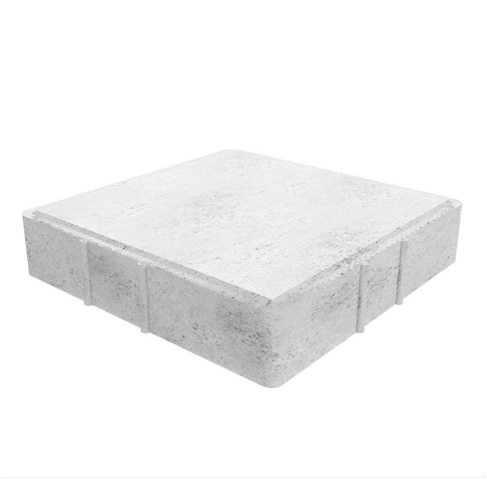 Квадратная тротуарная плитка 300х300х60 мм Белый